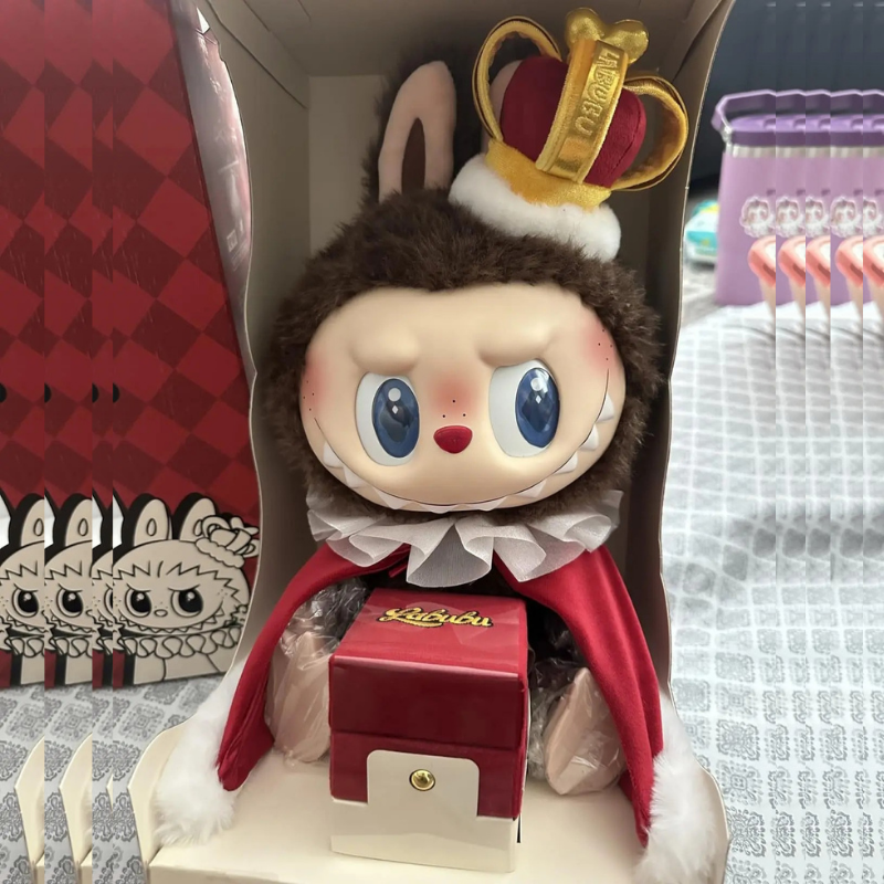 POP MART Labubu Scacco Matto King Peluche Virale 37cm
