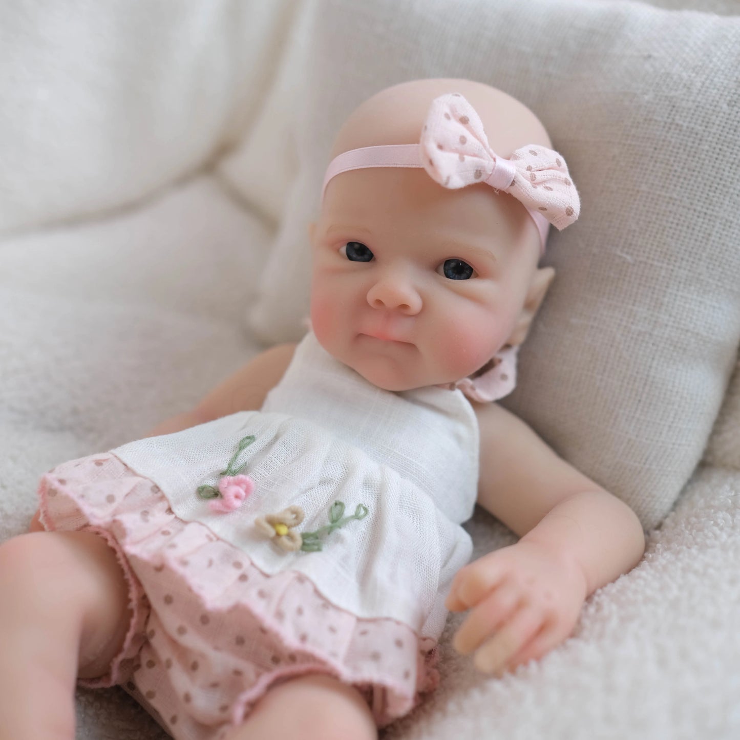 Bambola Reborn Sogno Reale – Mini Baby Doll 20cm Silicone Morbido