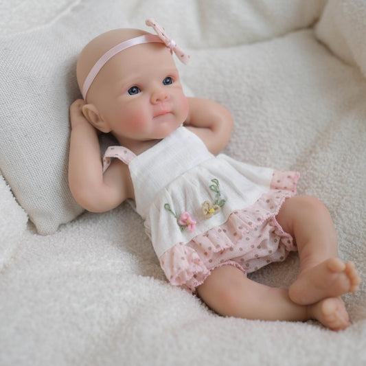 Bambola Reborn Sogno Reale – Mini Baby Doll 20cm Silicone Morbido
