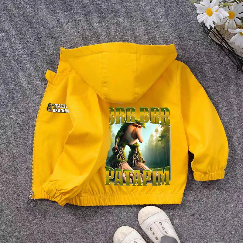 Giacca Meme Virale Bambini – Giubbotto Unisex Casual impermeabili con Cappuccio