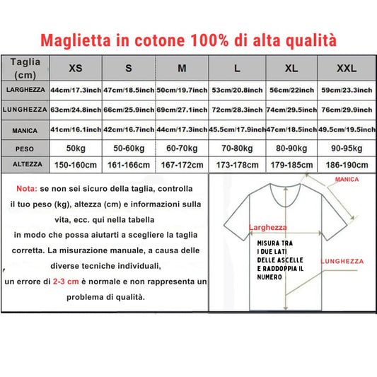 Maglietta Ironica Meme Unisex Estiva Cotone Casual Divertente