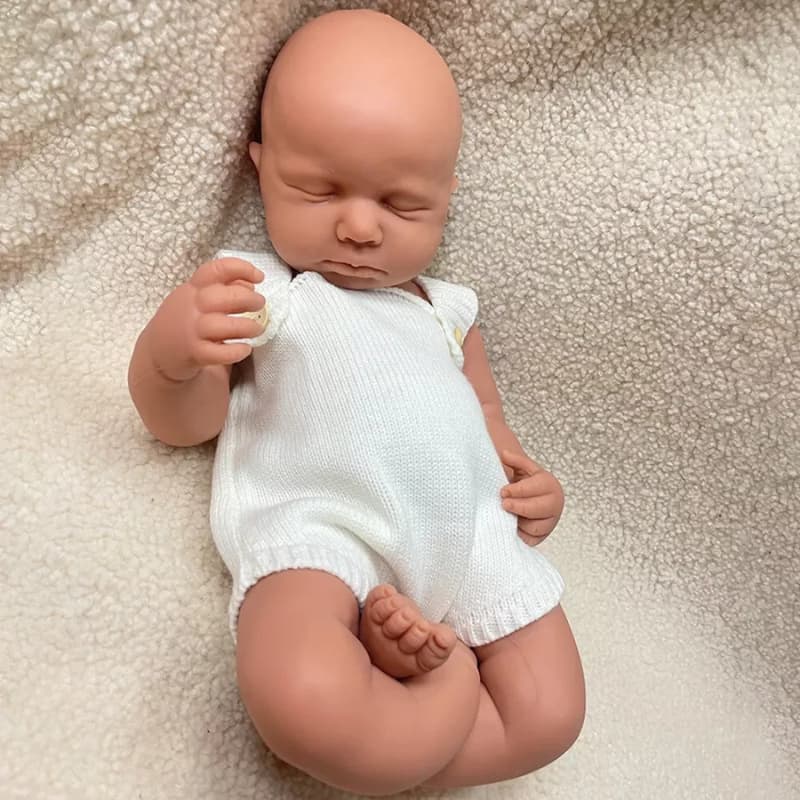 Reborn RealBaby Touch Bambola Silicone Realistica 50cm 1:1 Soft Feel