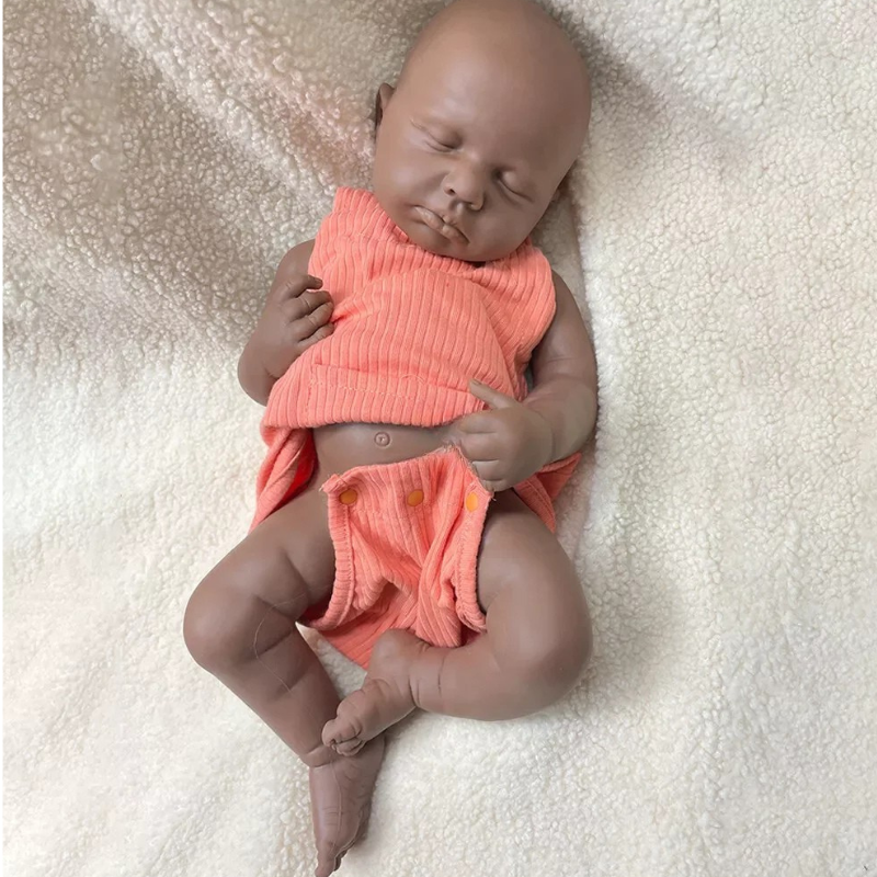 Reborn RealBaby Touch Bambola Silicone Realistica 50cm 1:1 Soft Feel