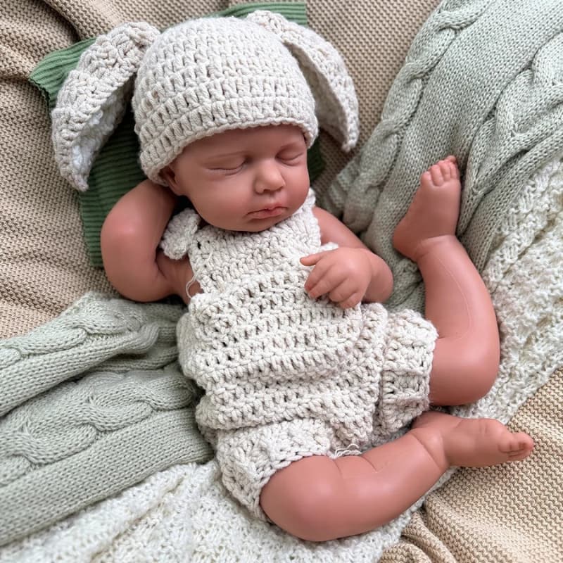 Reborn RealBaby Touch Bambola Silicone Realistica 50cm 1:1 Soft Feel