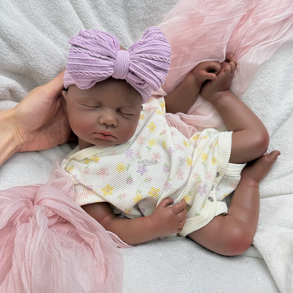 Reborn RealBaby Touch Bambola Silicone Realistica 50cm 1:1 Soft Feel