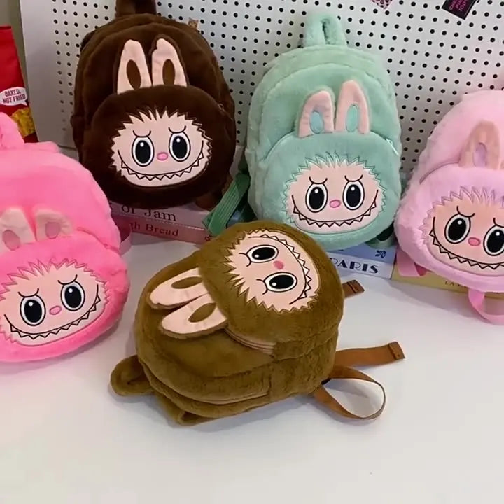 Zaino Meme Virale – Zainetto Peluche Unisex, Divertente & Morbida, Idea Regalo Trendy