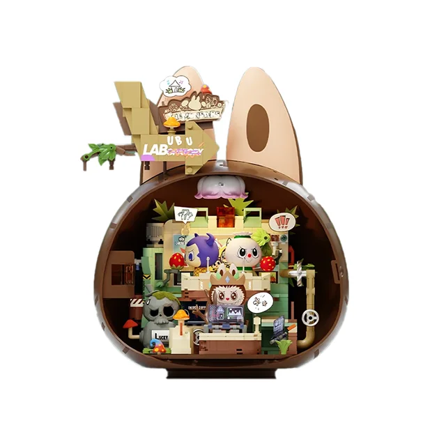 POPMART LABUBU Mattoncini Originali Segreti Della Foresta