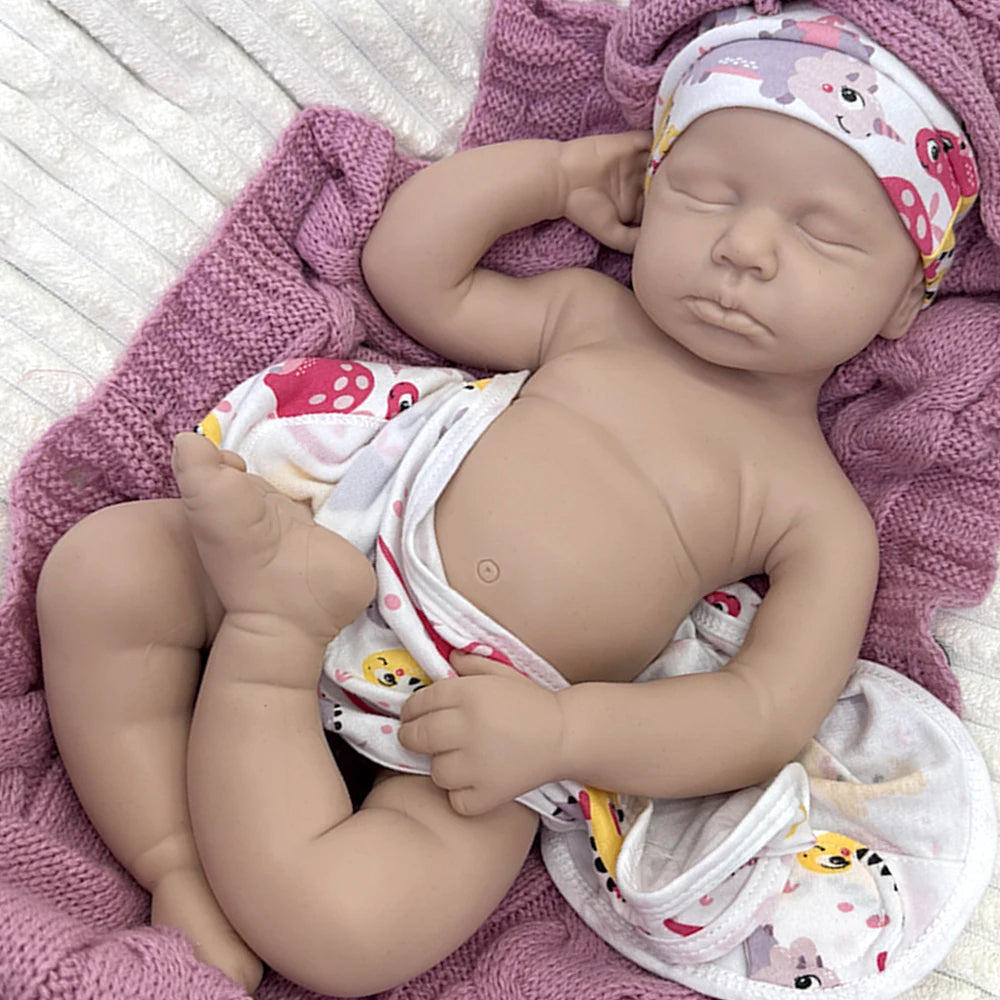 Reborn RealBaby Touch Bambola Silicone Realistica 50cm 1:1 Soft Feel