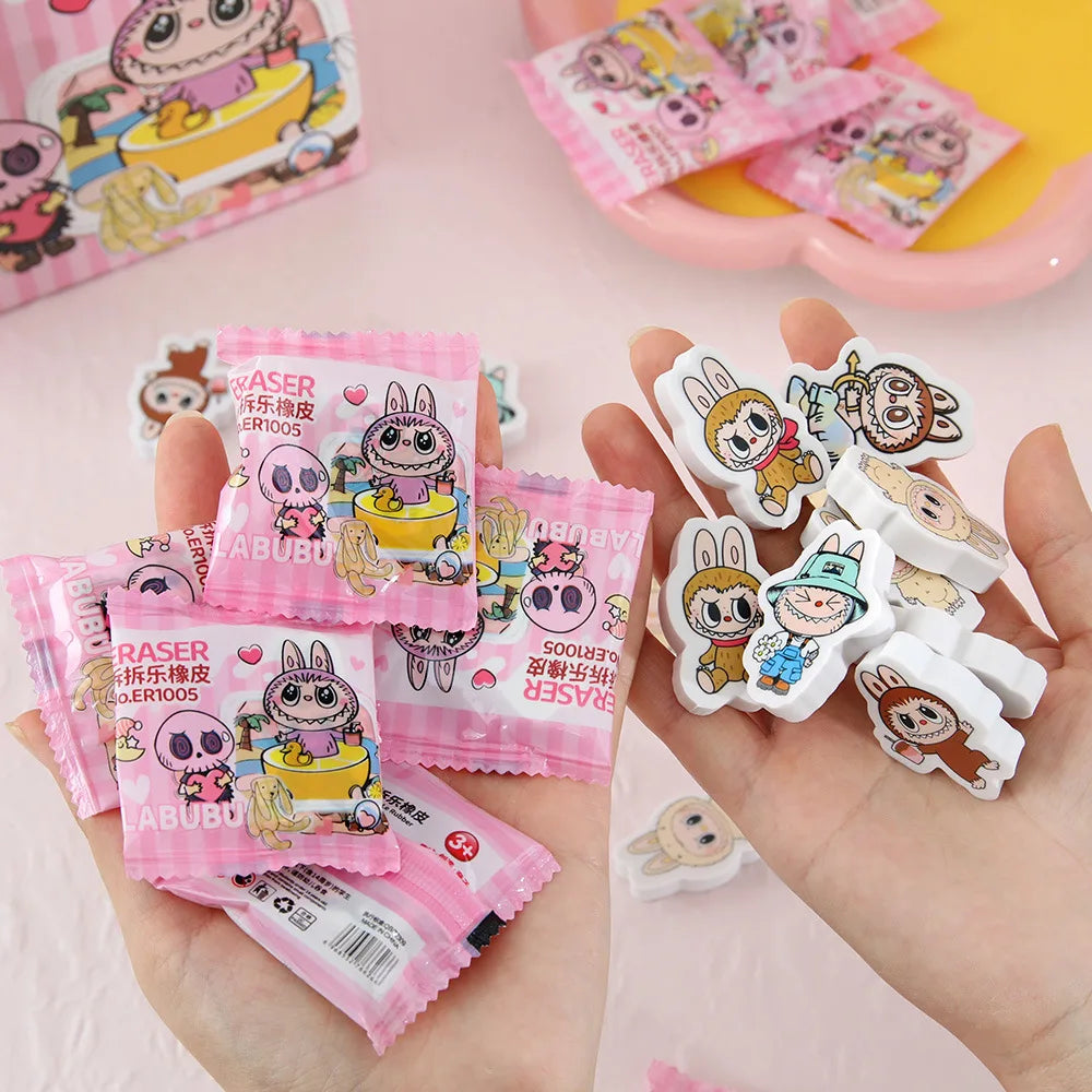 Set 60 Gommine Virale – Cancelleria Colorata per Scuola e Compleanni