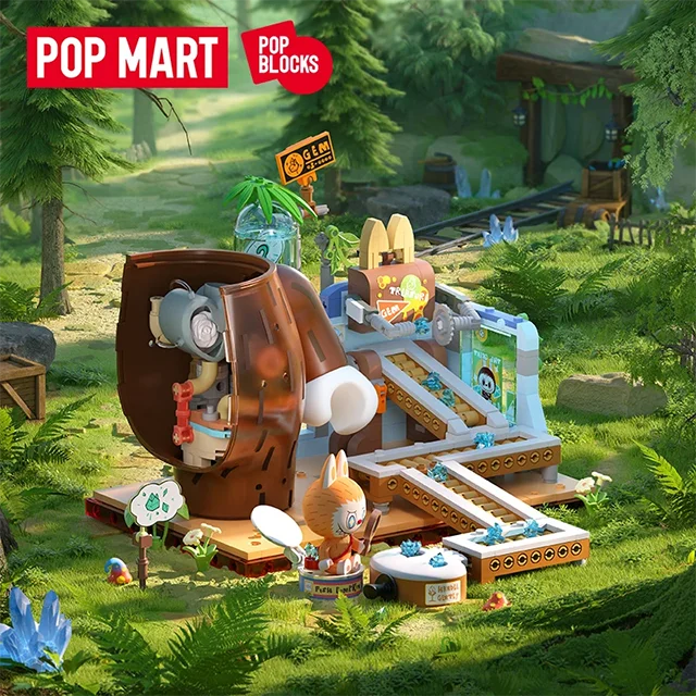 POPMART LABUBU Mattoncini Originali Segreti Della Foresta