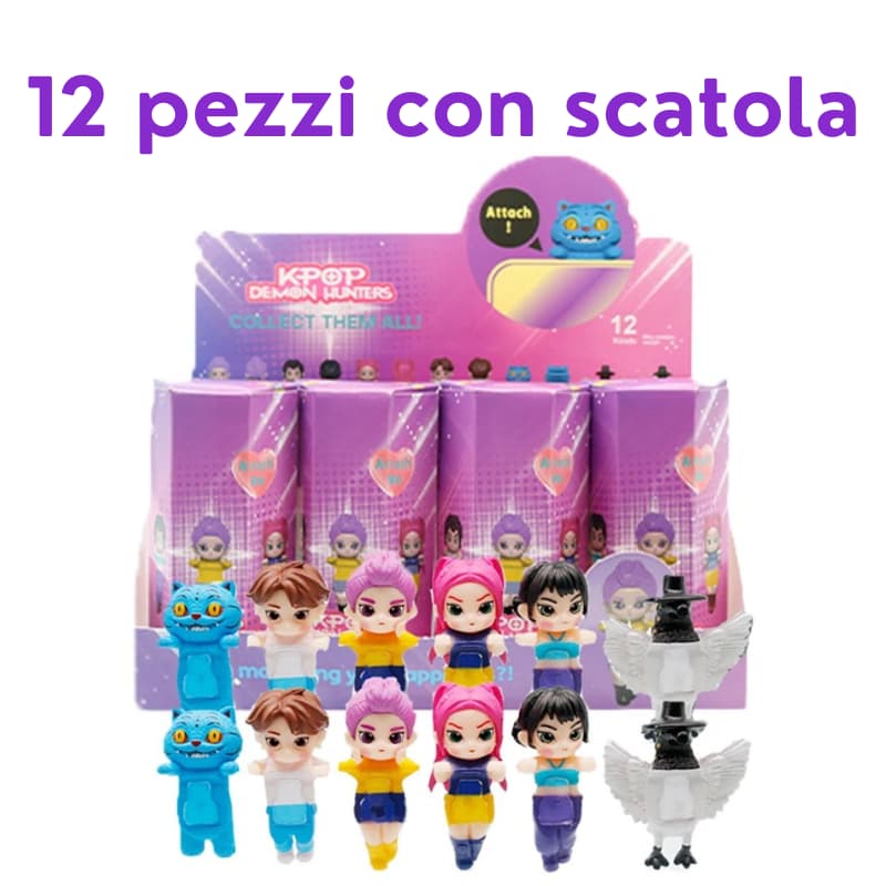 Dark Idol Hunters Mini Figure K-pop per Cellulare Blind Box Series