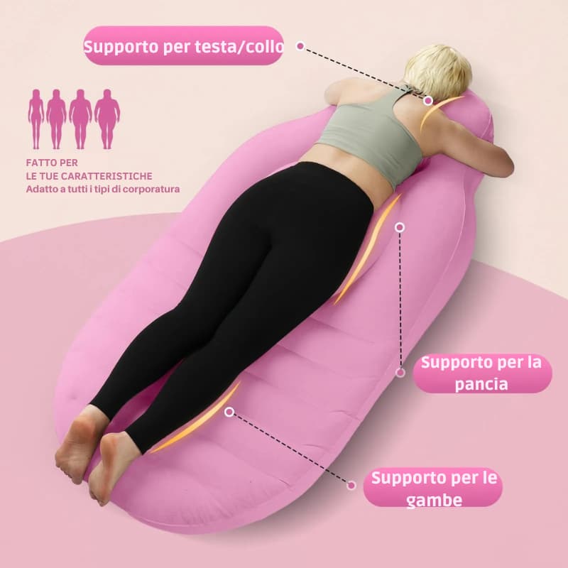 Mamma Dream Airbed – Materassino gonfiabile gravidanza con foro pancia