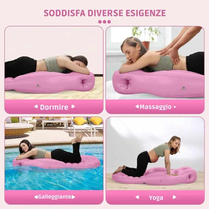 Mamma Dream Airbed – Materassino gonfiabile gravidanza con foro pancia