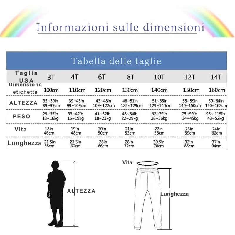 Pantaloni Kids Meme Virale – Unisex, comodi e colorati per bambini