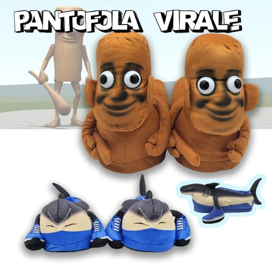 Pantofola Meme Virale. Comode, Calde e Divertenti per Tutti