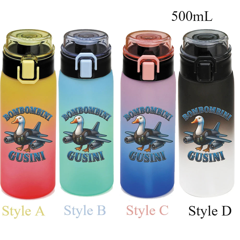 Borraccia Meme 500ml Pop Cartoon Sport Outdoor Unisex Estate