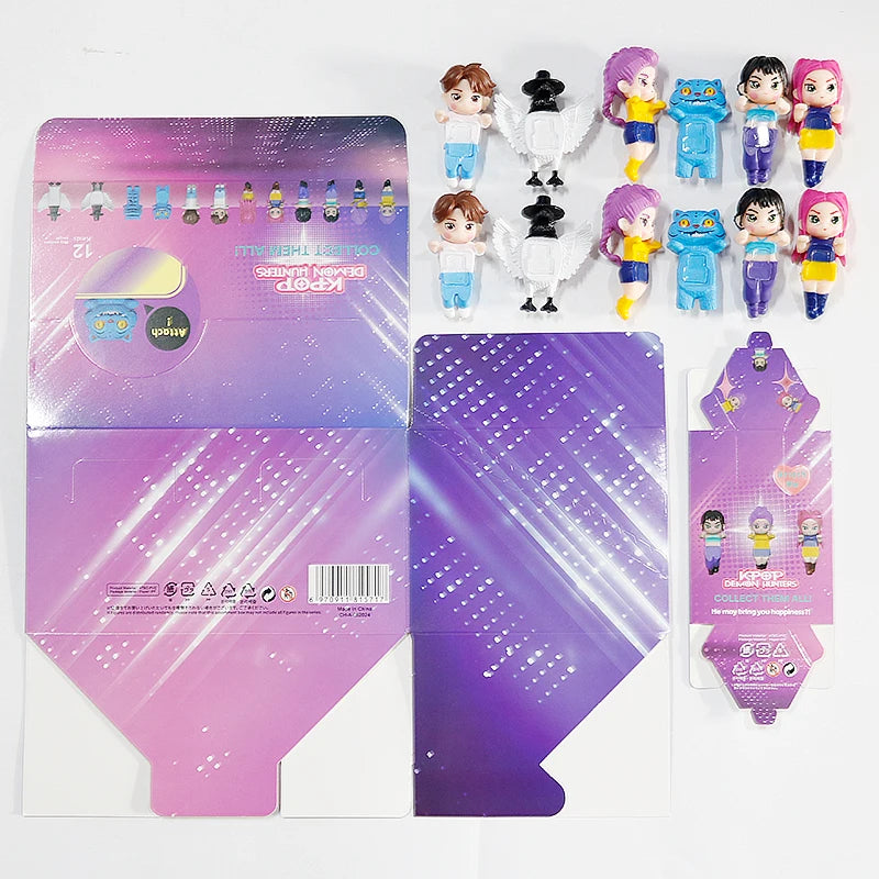 Dark Idol Hunters Mini Figure K-pop per Cellulare Blind Box Series