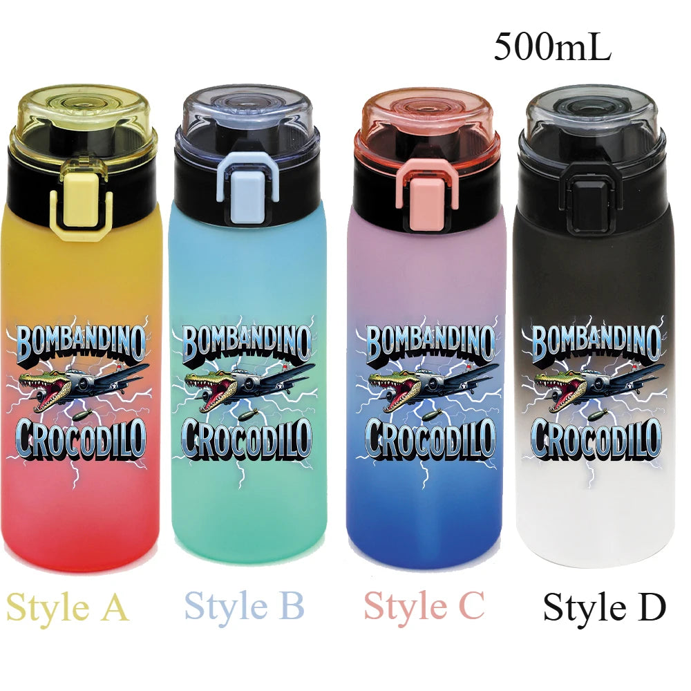 Borraccia Estiva Meme 500ml Pop Cartoon per Sport e Outdoor