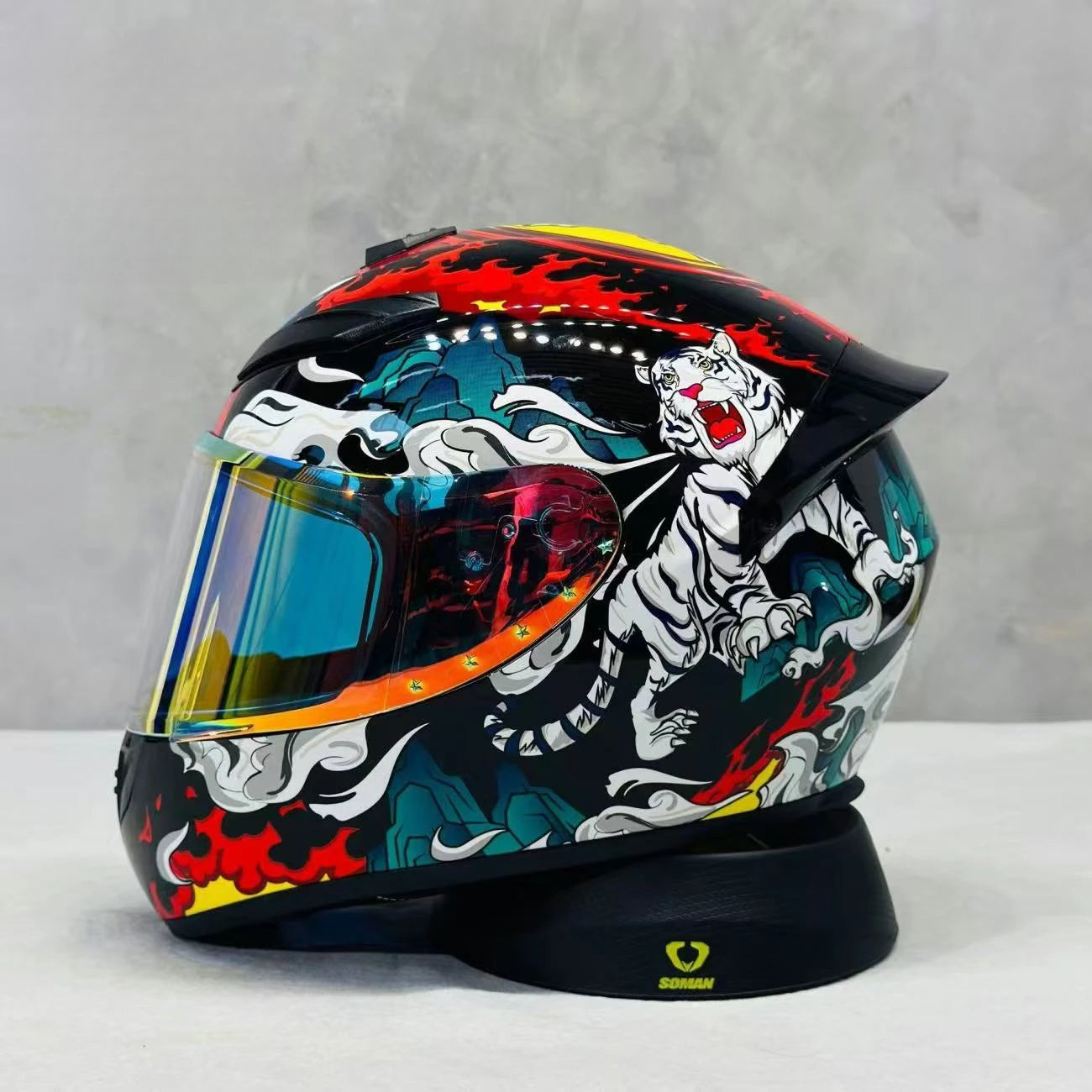 Iron Rider Casco – Casco Integrale Moto Certificato DOT ECE