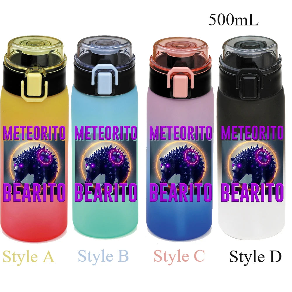 Borraccia Meme 500ml Pop Cartoon Sport Outdoor Unisex Estate