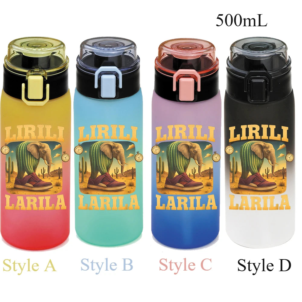 Borraccia Meme 500ml Pop Cartoon Sport Outdoor Unisex Estate