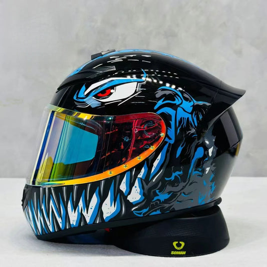 Iron Rider Casco – Casco Integrale Moto Certificato DOT ECE