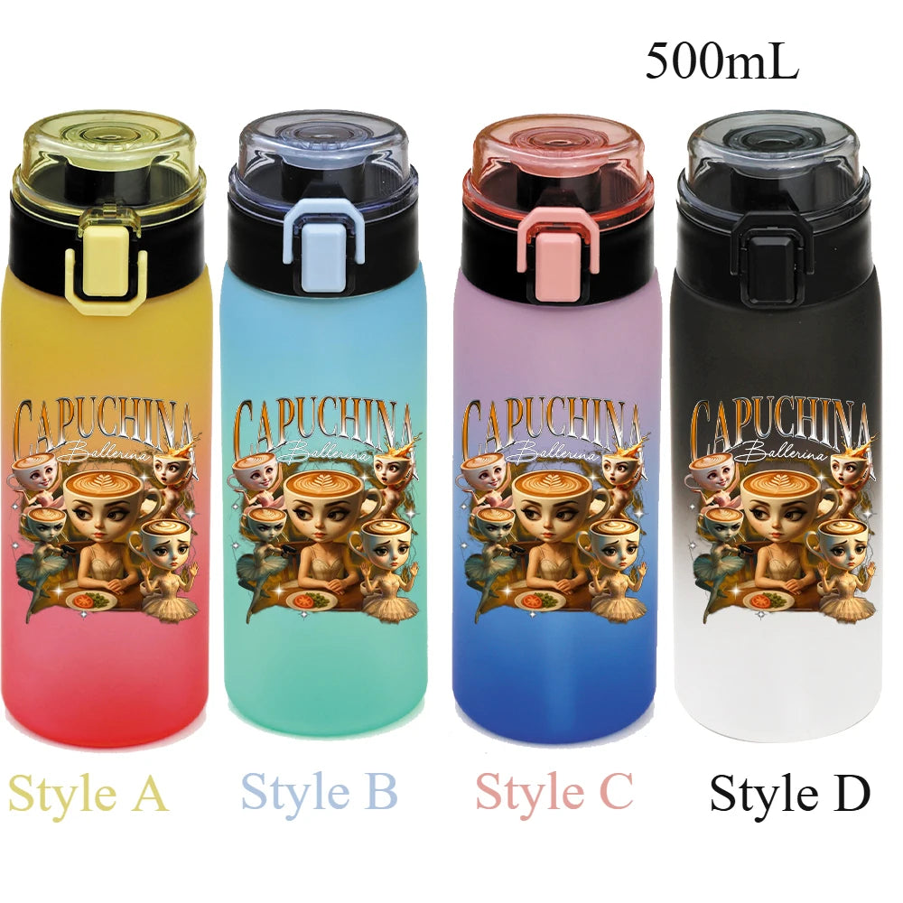 Borraccia Estiva Meme 500ml Pop Cartoon per Sport e Outdoor