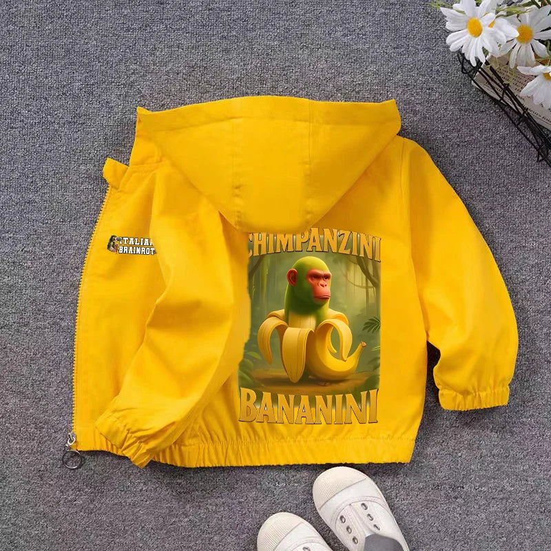 Giacca Meme Virale Bambini – Giubbotto Unisex Casual impermeabili con Cappuccio