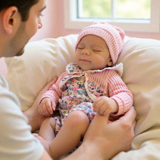 Bambola Reborn Piccola Gioia  – Realistica di Silicone e Fatta a Mano