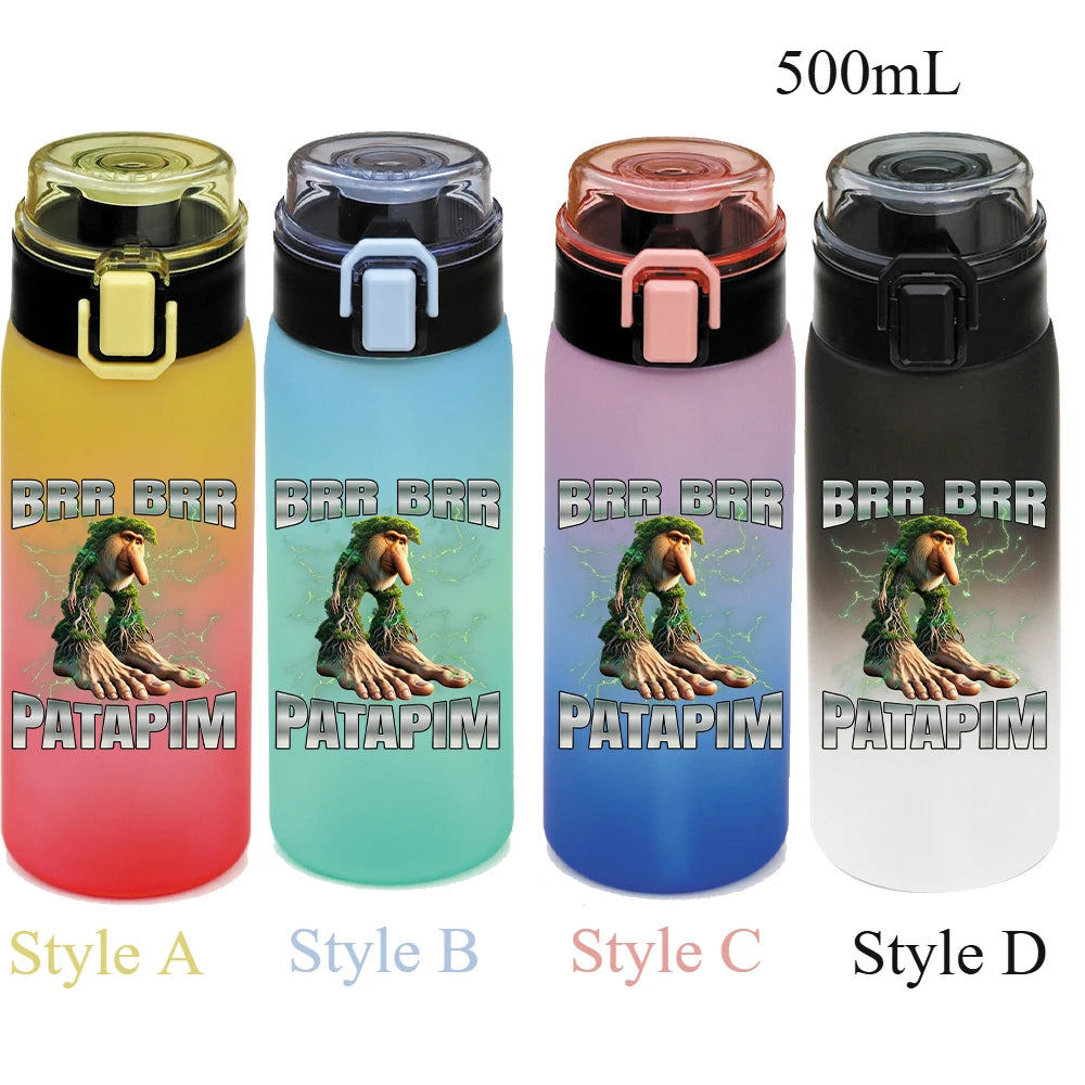 Borraccia Meme 500ml Pop Cartoon Sport Outdoor Unisex Estate