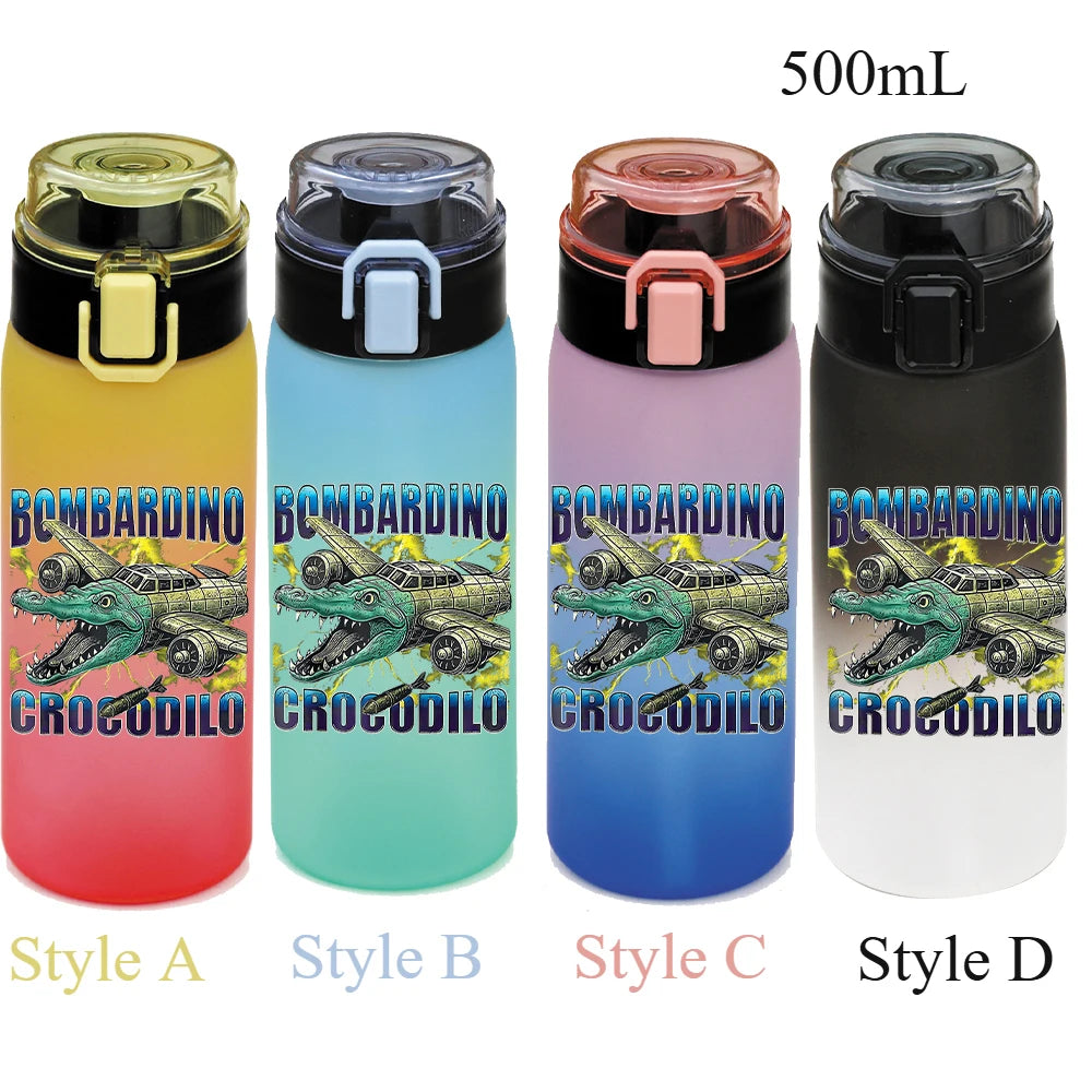 Borraccia Meme 500ml Pop Cartoon Sport Outdoor Unisex Estate