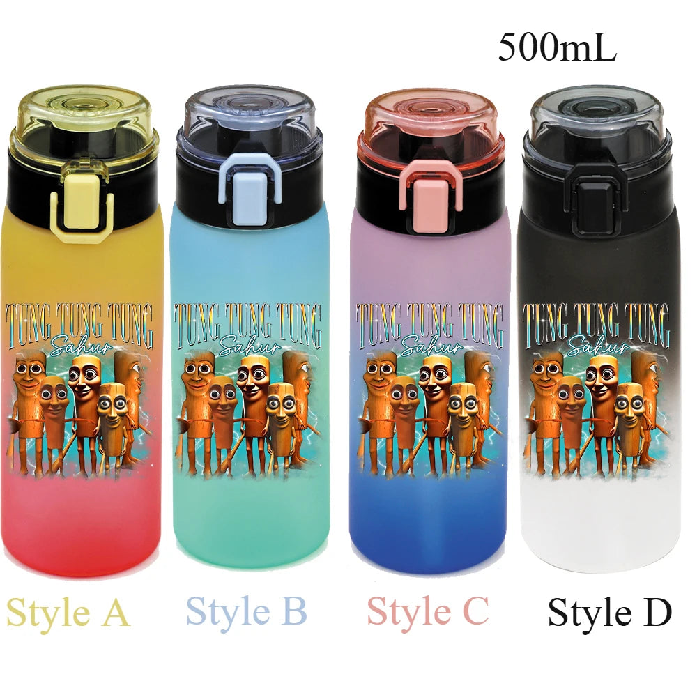 Borraccia Estiva Meme 500ml Pop Cartoon per Sport e Outdoor