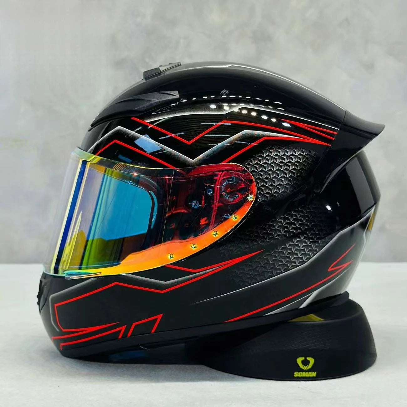 Iron Rider Casco – Casco Integrale Moto Certificato DOT ECE
