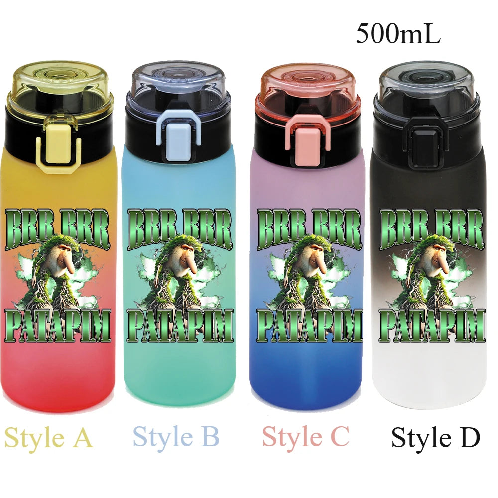 Borraccia Estiva Meme 500ml Pop Cartoon per Sport e Outdoor