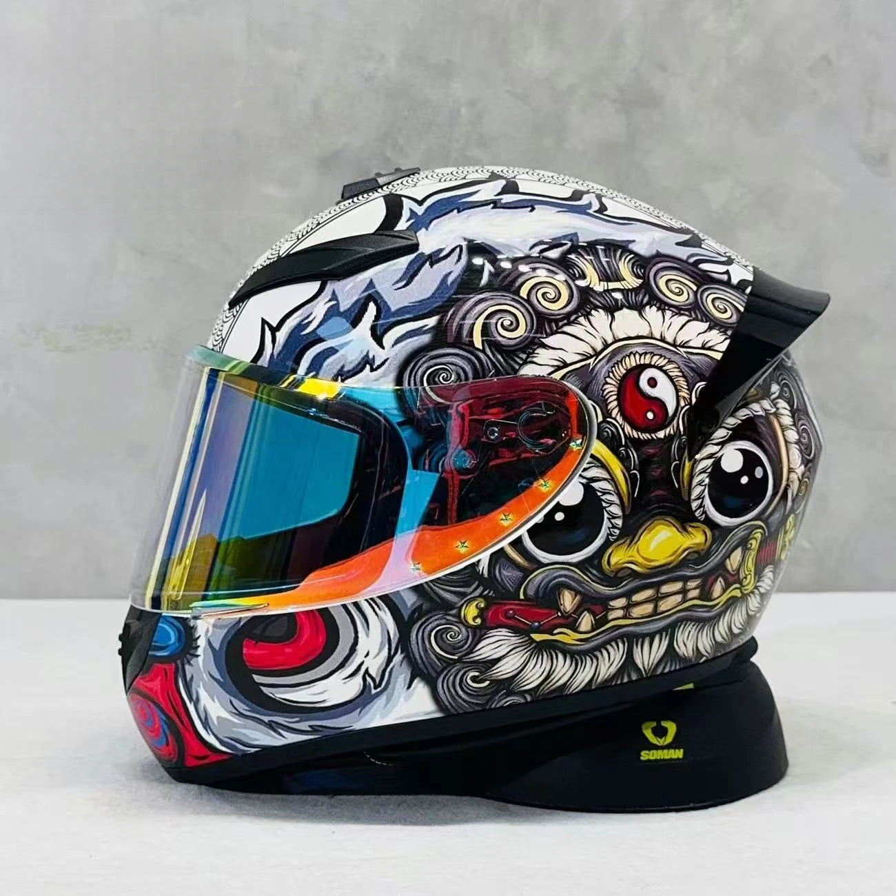 Iron Rider Casco – Casco Integrale Moto Certificato DOT ECE