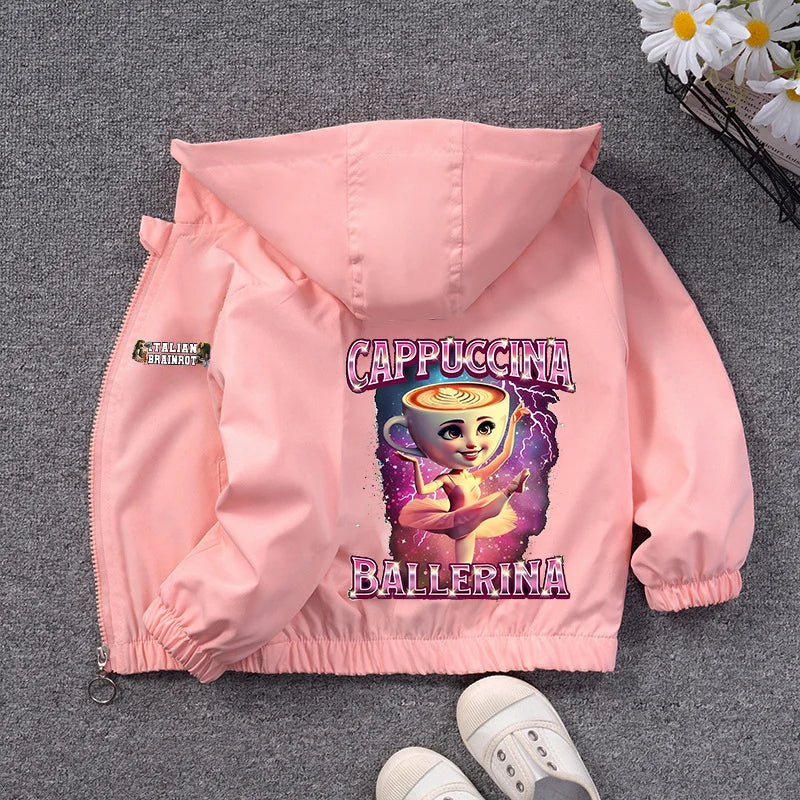 Giacca Meme Virale Bambini – Giubbotto Unisex Casual impermeabili con Cappuccio