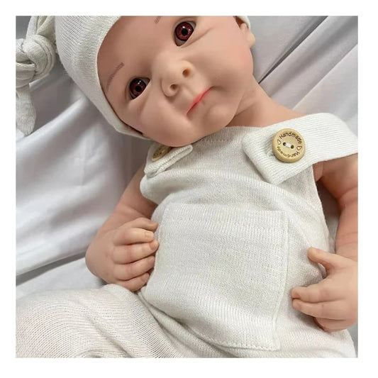 Reborn AmoreTouch Baby Girl – 45cm Full Body Silicone Realistic Doll | Soft Touch Lifelike Reborn Collection
