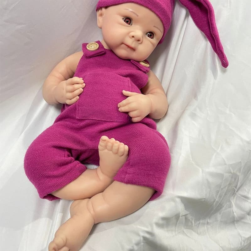Reborn AmoreTouch Baby Girl – 45cm Full Body Silicone Realistic Doll | Soft Touch Lifelike Reborn Collection