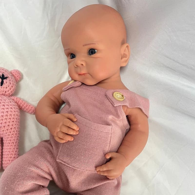 Reborn AmoreTouch Baby Girl – 45cm Full Body Silicone Realistic Doll | Soft Touch Lifelike Reborn Collection