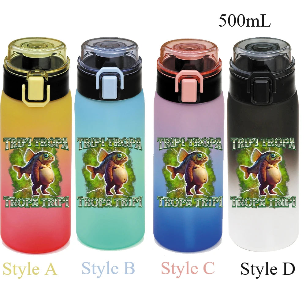 Borraccia Estiva Meme 500ml Pop Cartoon per Sport e Outdoor