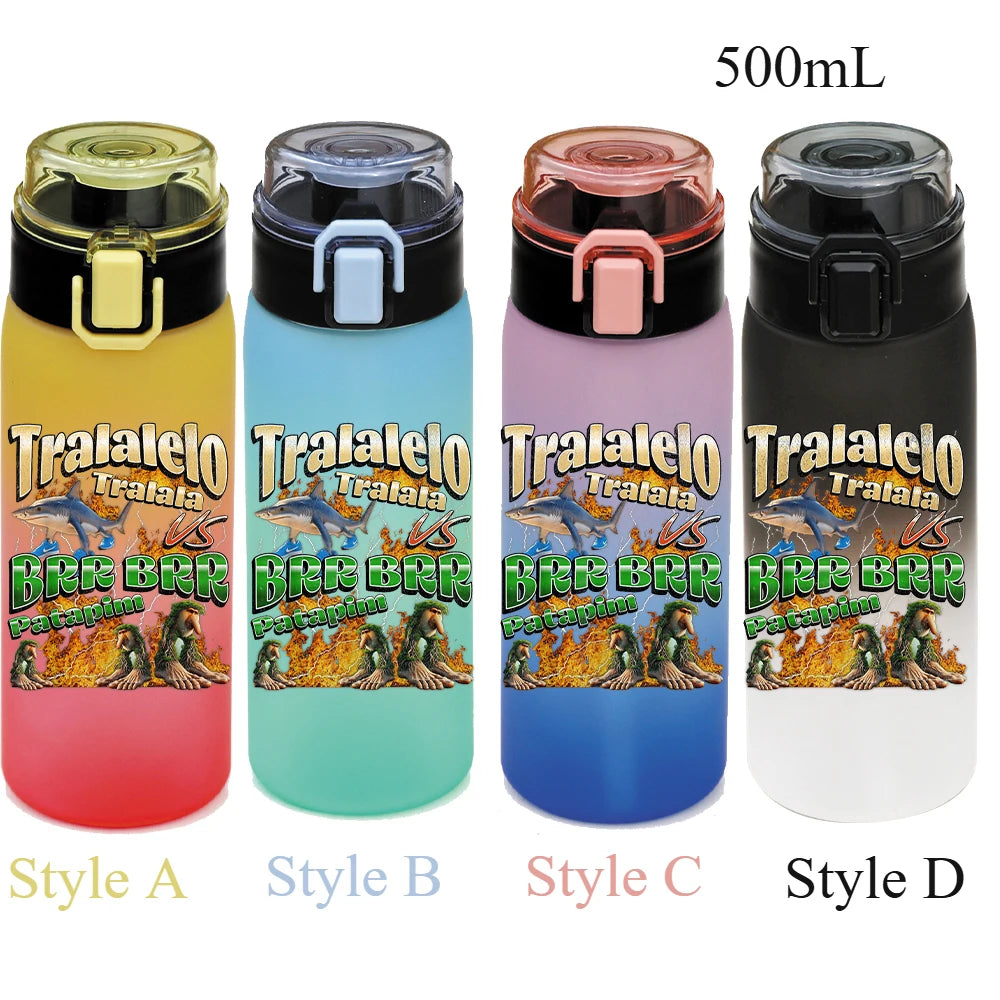 Borraccia Meme 500ml Pop Cartoon Sport Outdoor Unisex Estate