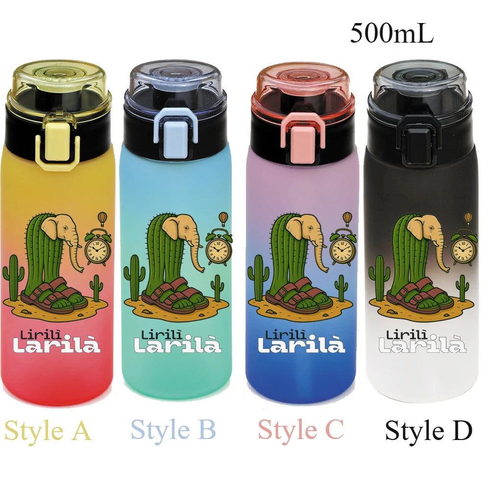 Borraccia Estiva Meme 500ml Pop Cartoon per Sport e Outdoor