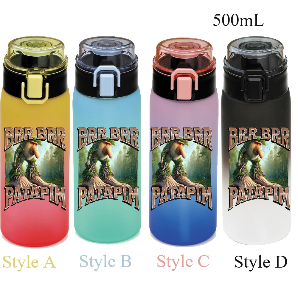 Borraccia Estiva Meme 500ml Pop Cartoon per Sport e Outdoor