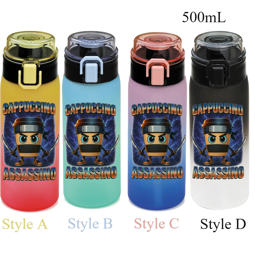 Borraccia Estiva Meme 500ml Pop Cartoon per Sport e Outdoor