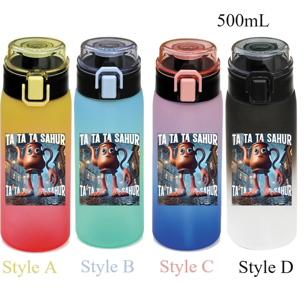 Borraccia Meme 500ml Pop Cartoon Sport Outdoor Unisex Estate