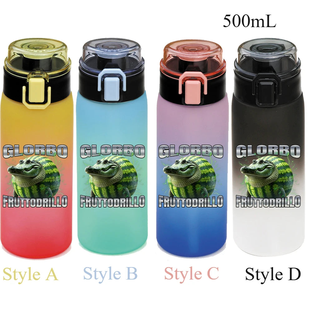 Borraccia Estiva Meme 500ml Pop Cartoon per Sport e Outdoor