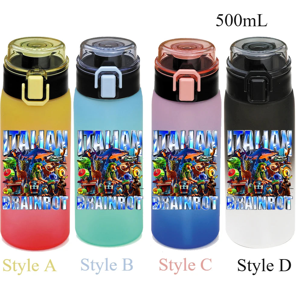 Borraccia Meme 500ml Pop Cartoon Sport Outdoor Unisex Estate