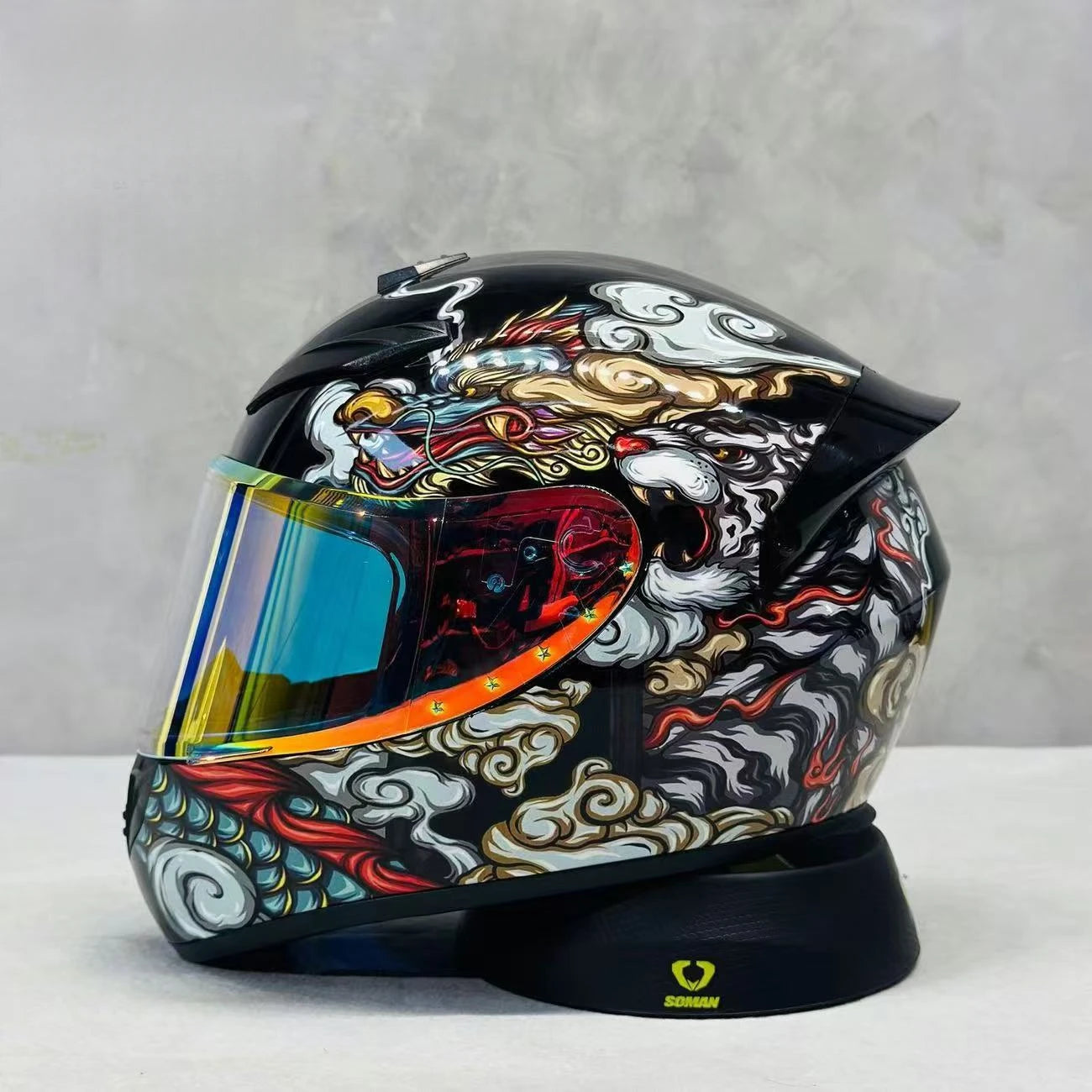 Iron Rider Casco – Casco Integrale Moto Certificato DOT ECE