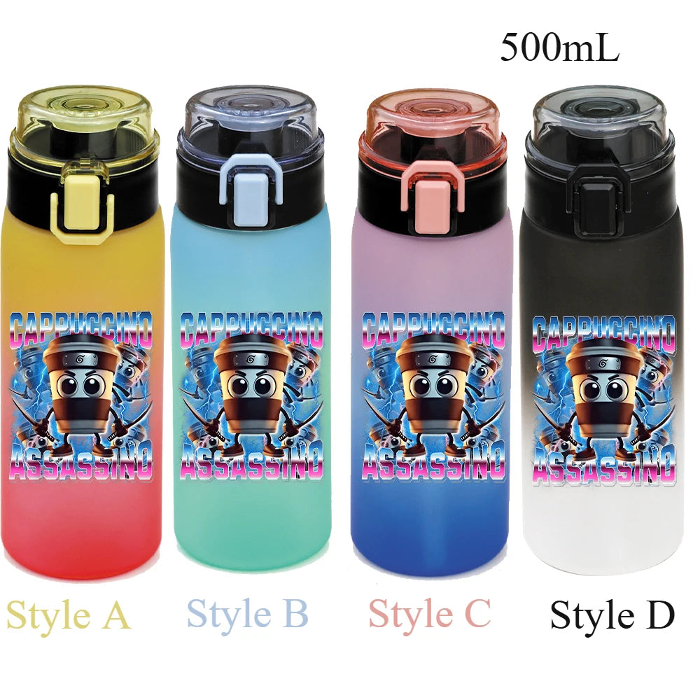 Borraccia Meme 500ml Pop Cartoon Sport Outdoor Unisex Estate