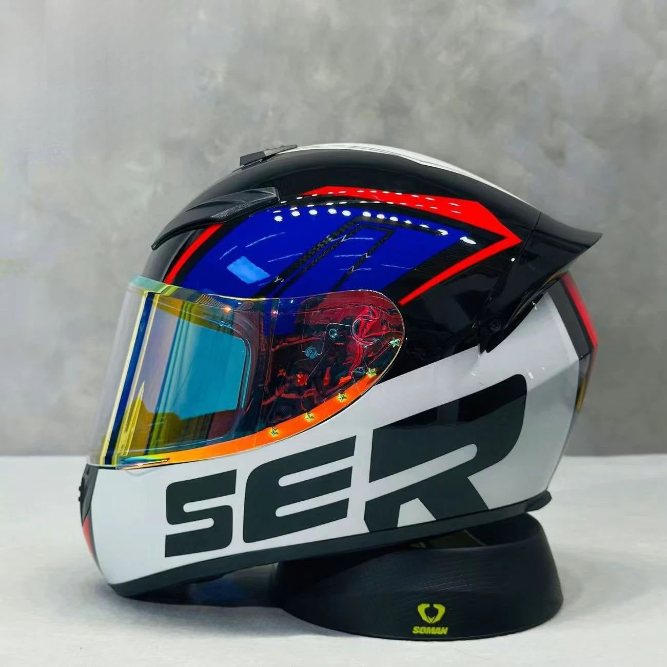 Iron Rider Casco – Casco Integrale Moto Certificato DOT ECE